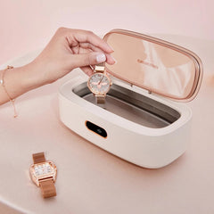 Ultrasonic Cleaner Jewelry Glasses Ultrasonic Cleaning Machine 45KHz High Frequency Vibration Bath Washer for Watch Makeup Brush