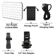 LED lights Mobile phone fill light pocket Portable vlog Tiktok live video shooting selfie night light