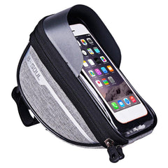 Cycling Bicycle Bike Head Tube Handlebar Cell Mobile Phone Bag Case Holder Case Pannier Waterproof Touchscreen Polyester Bike ba