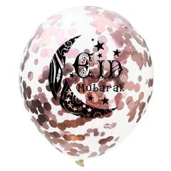 Moon Castle Party Celebrates Latex Balloon Transparent Paper Shard Glitter Balloon Set