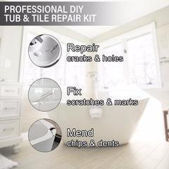 Jaysuing Tile repair agent ceramic paste tile glue adhesive toilet marble pit glaze repair agent