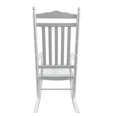BALCONY PORCH ADULT ROCKING CHAIR   - WHITE