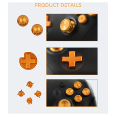Suitable for replacing Nintendo Switch Pro controller button accessories with metal buttons on Nintendo controllers
