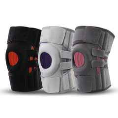 Meniscus Sports Knee Protector Silicone Shock Absorber Stability Patella Knee Protector Support Strip Velcro Adjustable