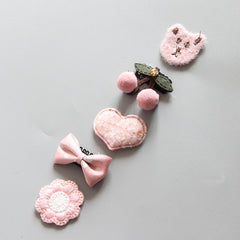 Children's Girls Hair Clip Headwear Crown Korean Little Princess Hair Ornaments Baby Hair Clip Set