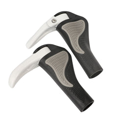 Mountain Bike Ergonomic Vice Handle Claw Handle Aluminum Alloy Grip (A Horn)