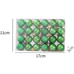Christmas Ball Plastic Electroplating Christmas Ball Christmas Tree Creative Decoration Gift