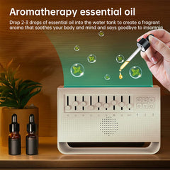 Haut-parleur Bluetooth Portable à bruit blanc, aide au sommeil, veilleuse, humidificateur, Machine tout-en-un, 8 Goup, son natur