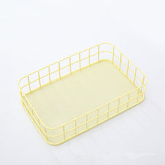 Desktop storage basket cosmetic storage basket home storage