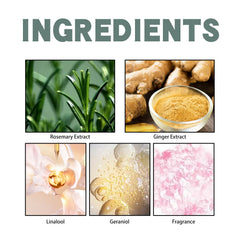 Rosemary Ginger Scent Experience Perfume, Natural Fragrance Behind The Ear And Wrist For Women
