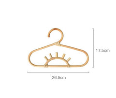 1pcs Handmade Vine Clothes Hanger Indonesian Vine Weaving Moon Sun Rainbow Style Children's Room Photography Room Decoration