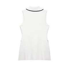 Summer New  Style Women's Fashion Temperament Sleeveless Trim Knit Tank Top