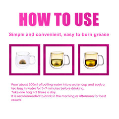 Slimming Tea, Slimming Tummy Firming Body Health Women's Light Body Shaping Green Tea