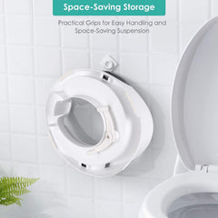 Toilet Seats for Children Baby Handles Backrest Baby Unisex Potty Training Urinal Portable Commode Pew Ring Home Supplies