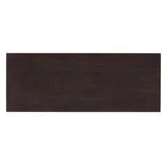 48-Inch Rustic Vintage Console Table --- Farmhouse Style Entryway Table with Open Shelf and Sturdy Construction  (Espresso)