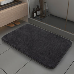 Non-Slip Rubber Mat for Bathroom and Entry Door - Household Floor Mat & Business Dust Mat, Effective Dirt Prevention