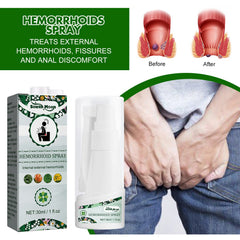 Hemorrhoids Spray, Relieve Swelling And Hemorrhoid Pain External Treatment For Broken Sore Anal Soothing Spray