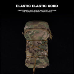 Tactical MOLLE Cylindrical Bag, 1.5L, for FCPC & GP Backpacks.