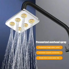 High Pressure Shower Head Water Saving Rainfall Showerhead 360 Degree Rotatable Filter Faucet Tap Shower Bathroom Accessories