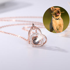 100 languages, I love you necklace, nano projection, customized color images, photos, text, love for Europe and America