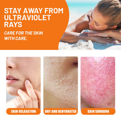 Daily Soft Touch Sunscreen, Gentle Facial Body Skin Non-Sticky Non-Fake White Protection Moisturizing Anti-Uv Cream