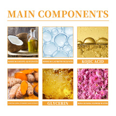Brightening Facial Cleanser, Deep Clean Facial Skin Fade Acne Mark Acne Mark Moisturizing Whitening Beauty