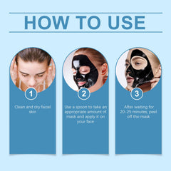 Bamboo Charcoal Cleansing Mask Gently Cleanses Skin, Horny Blackheads, Moisturizes, Tender And Brightening Mud Mask