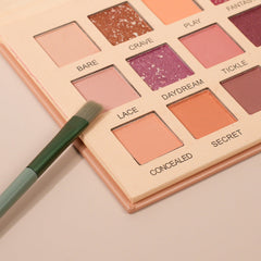 18 color desert rose matte pearl eye shadow plate earth color plate multi-purpose color eye shadow plate