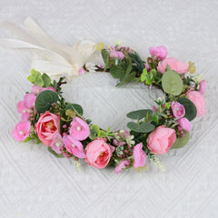 European and American style brides, sweet flower garlands, hair accessories, photography, photography, travel, hairbands, super fairy wedding dresses, dress accessories