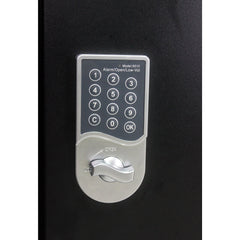Mobile Charging Cart and Cabinet for Tablets Laptops 30-Device With Combination Lock--Black