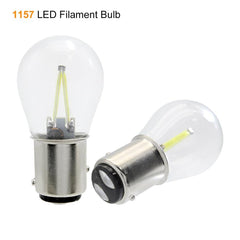 1pcs 1156 P21W BA15S 1157 BAY15D COB LED Filament Chip Car Brake Lights Auto Reverse Bulb Parking Lamp 12V Red White Yellow