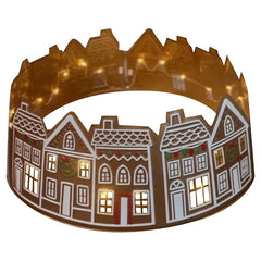 LED Gingerbread Christmas Tree Collar