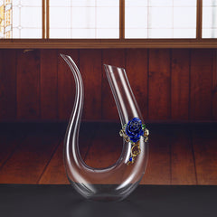 Household enamel crystal glass red wine glass goblet decanter