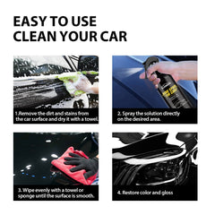 Car Coating Spray Car Paint Brightening Refurbished Dust Cleaning Oil Maintenance Coating Agent