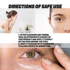 Instant Firming Eye Cream, Elastic Tightens Eye Skin Moisturizing Treatment To Reduce Fine Lines And Dark Circles Under The Eyes