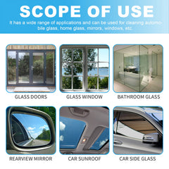 Glass Cleaning Tablets, Car Home Bathroom Polishing Mirror To Remove Scale Clear Sight Anti-Fog