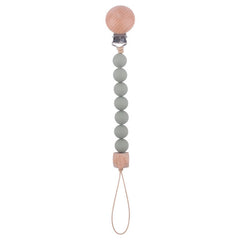 Infant and toddler products, beech wood pacifier clip, soothing wood octagonal pacifier, anti drop chain