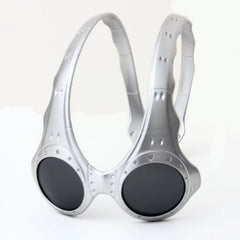 Unisex Over - The - Top Sunglasses. Ideal for outdoor cycling and sports. Fashionable retro - style metal - framed glasses.