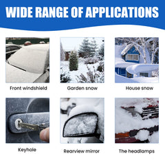 Winter Coating Snow Melt Spray, Car Windshield Fast Snow Melt Defrost Vehicle Deicing Agent