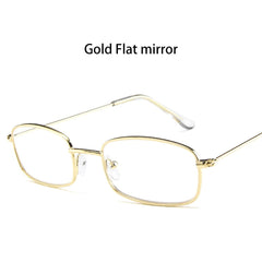 Candy Colors Metal Frame Rectangle Sunglasses Small Retro Shades UV400 Sun Glasses for Men Women Driving Eyewear Summer Goggles