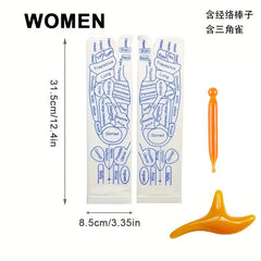 Reflexology Socks Women Foot Massage Meridian Acupoint Reflex Area Acupoint Socks And Foot Acupoint Illustration Socks for Foot