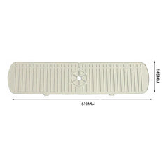 Kitchen Faucet Splash Pad Silicone Sink Faucet Splash Guard Mat Sponge Drain Rack Countertop Protector for Bath Kitchen Gadgets