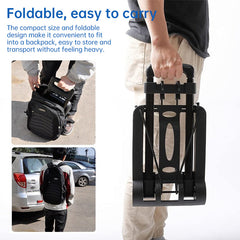 Foldable portable carts: wheel, luggage, hand truck, trolley, travel - shopping, household.