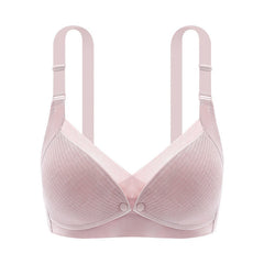 Nursing Underwear Maternity Underwear Front Open Buckle Thin Seamless Bra Cotton Lining Large Size Nursing Bra