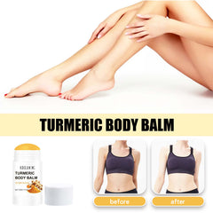 Turmeric Body Balm, Beauty Stick Full Body Care Brightening Moisturizing Hydrating Skin Care Stick