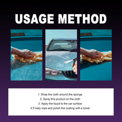 Purple Coating Agent Automotive Scratch Finish Cleaning Dust Reconditioning Polishing Maintenance Coating Agent