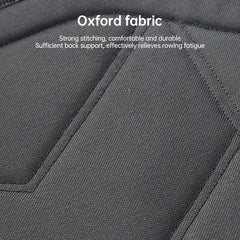 Adjustable padded seat for kayaks, paddleboards, canoes, with backrest, suitable for kayak, canoe, rafts, fishing.