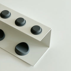 Non - Perforated Hair Dryer Holder. Also for Straighteners & Curling Irons. Ideal for Bathroom Sorting
