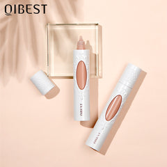 QIBEST Liquid Foundation Long Lasting Makeup Concealer Moisturizing Brightening Matte Natural Liquid Foundation Nude Makeup Repairing Liquid