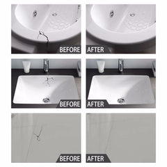 Jaysuing Tile repair agent ceramic paste tile glue adhesive toilet marble pit glaze repair agent